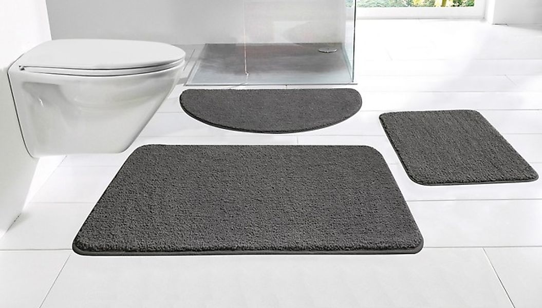 my home Badematte »Regona, Badteppich, Badvorleger, Badezimmer Teppich« Höh günstig online kaufen