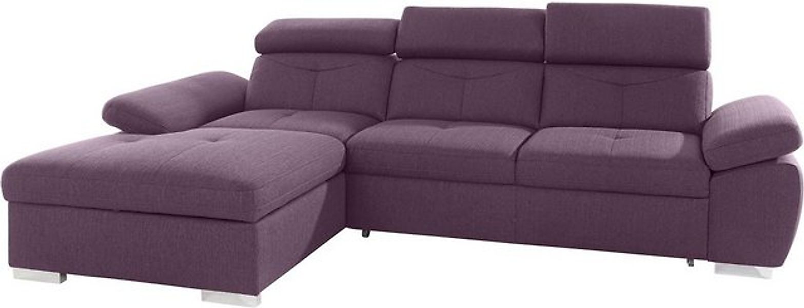 exxpo - sofa fashion Ecksofa "Spring, super bequem, mit Armteil- und Kopfte günstig online kaufen