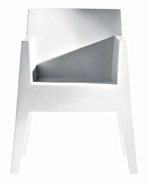 Stapelbarer Sessel Toy plastikmaterial weiß - Driade - Weiß günstig online kaufen