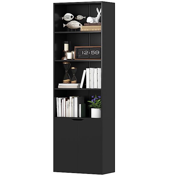 HOMCOM Bücherregal Aufbewahrungsregal Bücherregal mit 4 offenen Fächern und günstig online kaufen