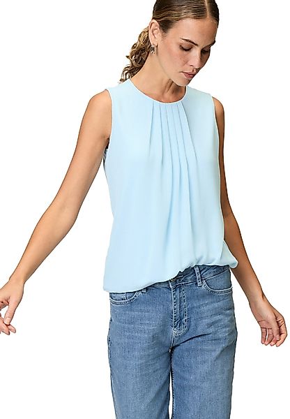 Zero Blusentop "zero Damen Blusentop mit Falten" günstig online kaufen