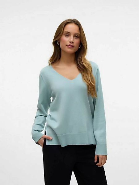 Vero Moda Strickpullover Strickpullover loose fit V-Ausschnitt Langarm 7906 günstig online kaufen