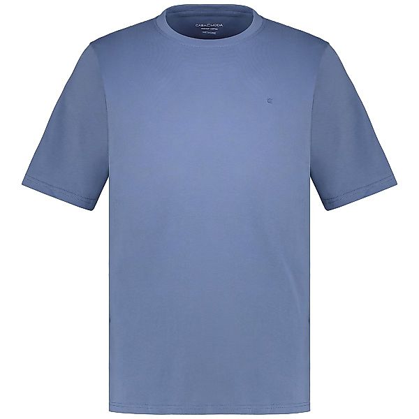 CASA MODA T-Shirt aus Baumwolle Farbe mittelblau Größe: 4XL günstig online kaufen