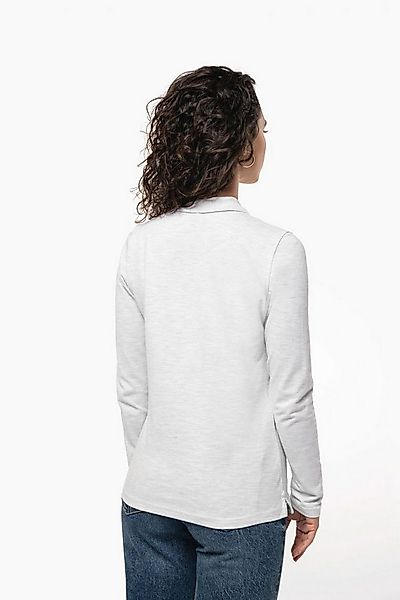 Kariban Langarm-Poloshirt Damen Piqué Poloshirt Langarm günstig online kaufen