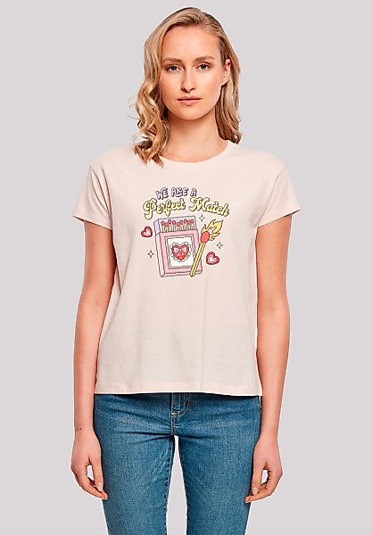 F4NT4STIC T-Shirt "We Are A Perfect Match Love", Premium Qualität günstig online kaufen