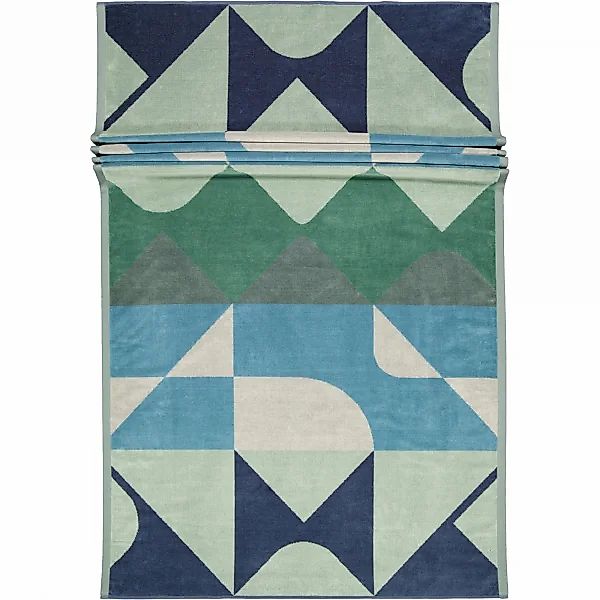 Vossen Strandtücher Geometric Glow - Farbe: cosmos - 0001 - 100x180 cm günstig online kaufen
