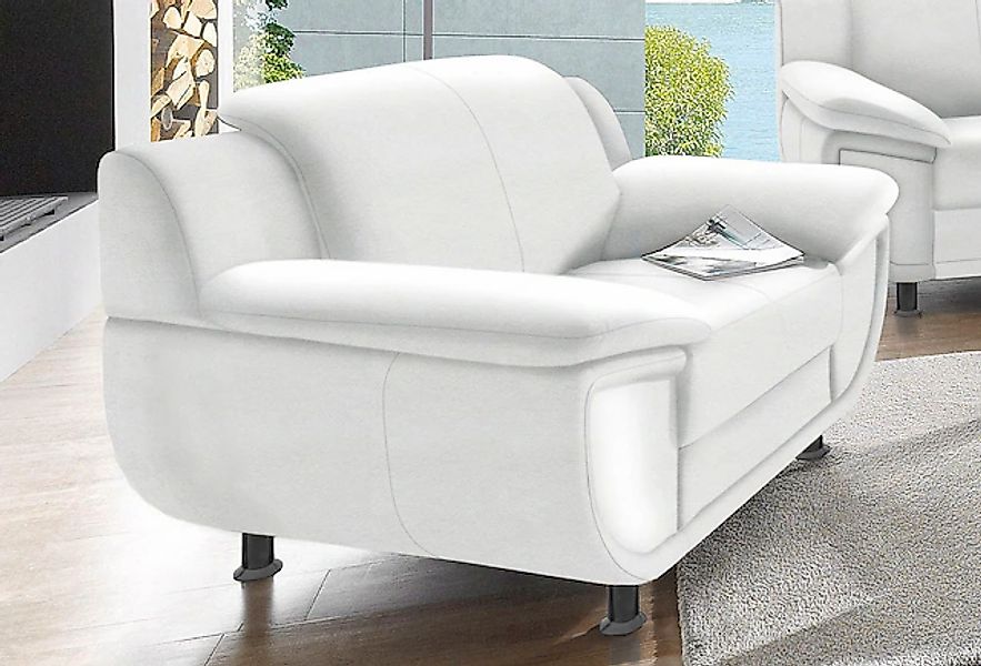 TRENDMANUFAKTUR Sessel »Rondo, Breite 121 cm, breite Armlehnen, Füße schwar günstig online kaufen