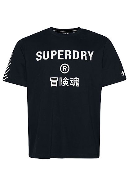 Superdry Herren T-Shirt CODE CORE SPORT TEE Eclipse Navy Dunkelblau günstig online kaufen
