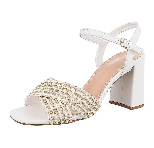 Ital-Design Bequeme Sandalen mit Blockabsatz - Ideal für jeden Anlass Sanda günstig online kaufen