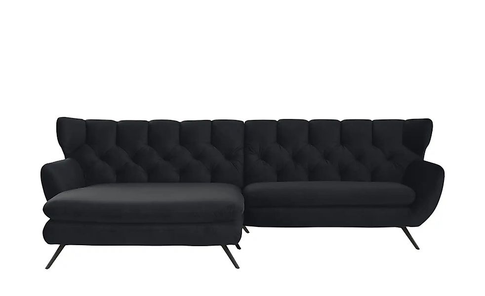 Jette Home Ecksofa  Caldara ¦ schwarz ¦ Maße (cm): B: 300 H: 94 T: 175.0 Po günstig online kaufen