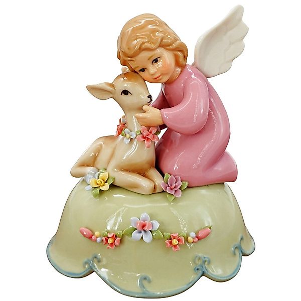abc HOME Spieluhr Engel, Porzellan, Melodie günstig online kaufen