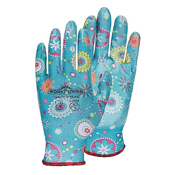 Workpower Gartenhandschuhe Flower griffsicher und rutschfest günstig online kaufen
