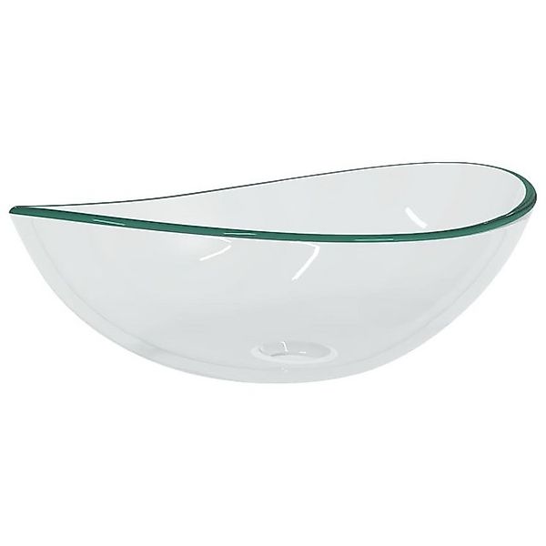 vidaXL Waschbeckenschrank Waschbecken Hartglas 54,5x35x15,5 cm Transparent günstig online kaufen