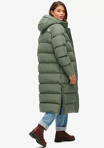 Superdry Steppjacke "HOODED LONGLINE SPORTS PUFFER", mit Kapuze günstig online kaufen