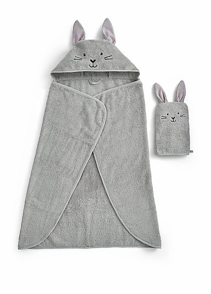 Christy Handtuch Set "Christy Baby Hase" Set 2 Stk. Walkfrottier 1 Kapuzen- günstig online kaufen