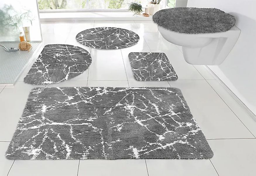 my home Badematte Marble, Höhe 15 günstig online kaufen