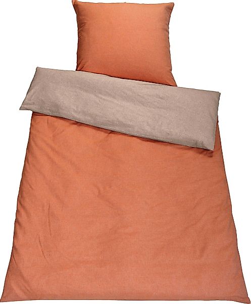 SETEX Wendebettwäsche "Chambray" 3 Stk. tlg. mit Wendefunktion günstig online kaufen