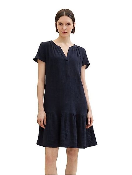 TOM TAILOR Minikleid mit leichter Raffung günstig online kaufen
