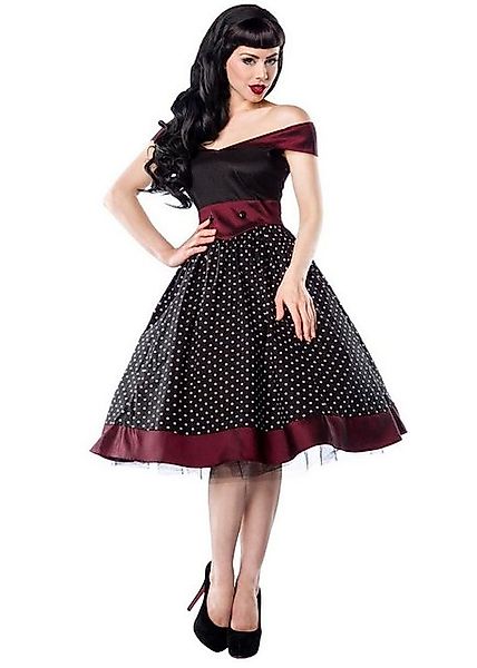 Atixo A-Linien-Kleid 50er Jahre Pin Up Rockabilly Kleid Retro Vintage Kleid günstig online kaufen