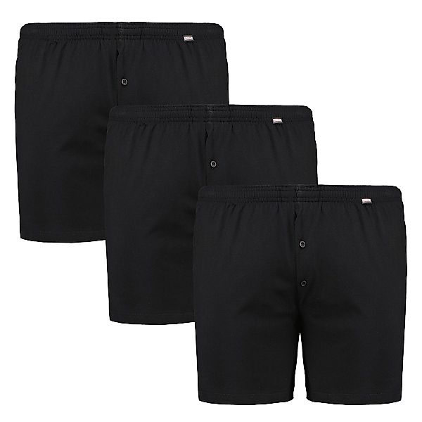 ADAMO 3er-Pack Boxershorts Farbe schwarz Größe: 12 günstig online kaufen