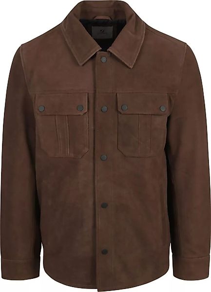 Suitable Jacket Suede Braun - Größe L günstig online kaufen