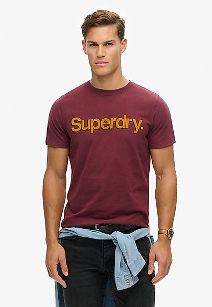Superdry Rundhalsshirt CLASSIC CORE LOGO SHADOW günstig online kaufen
