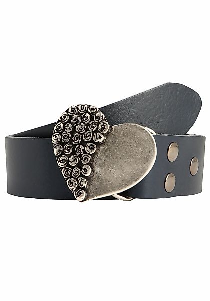 Rettungsring Gürtel Ledergürtel mit austauschbarer Schließe "Rosenherz Halb günstig online kaufen