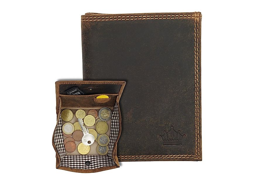 Manza Geldbörse eldbörse Wiener Schachtel Portemonnaie Echt Leder Geldbeute günstig online kaufen