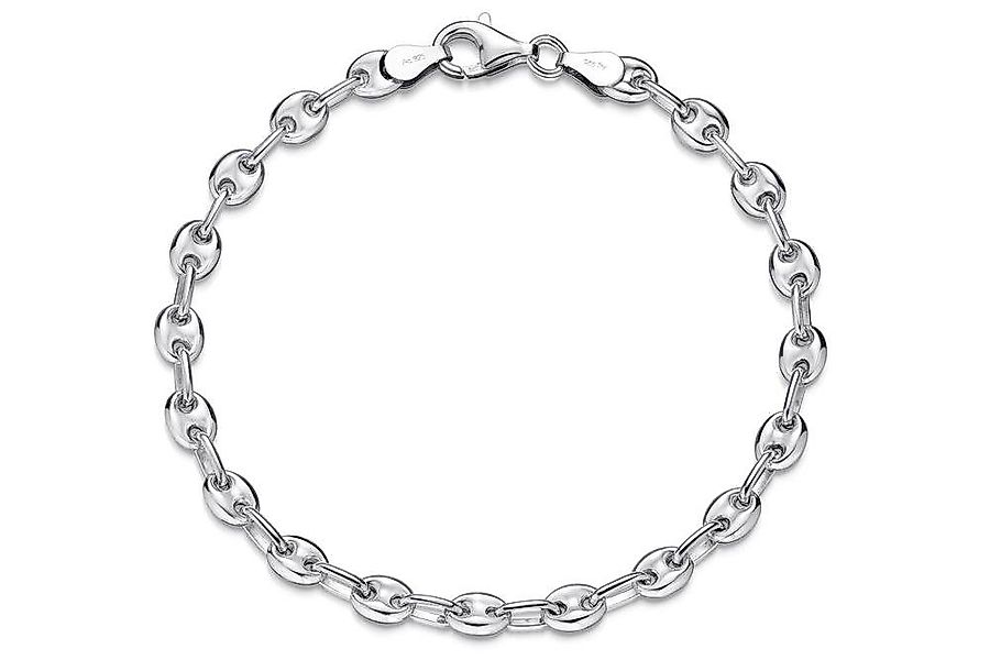Silberkettenstore Silberarmband Kaffeebohnenkette Armband 5mm - günstig online kaufen