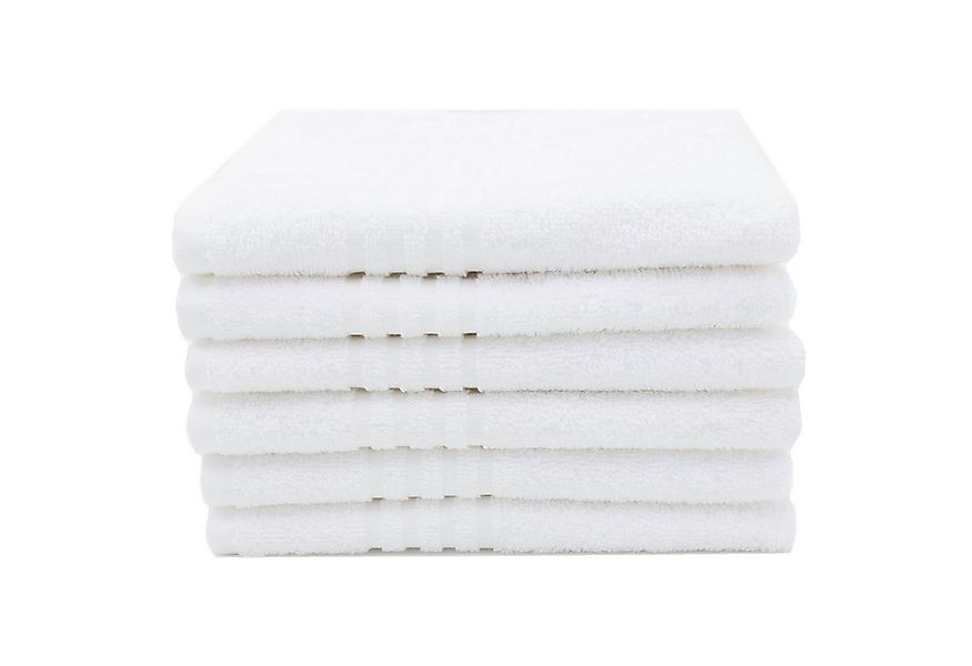 ZOLLNER Gästehandtücher, Walkfrottier (6-St), 40 x 60 cm, 100% Baumwolle, v günstig online kaufen