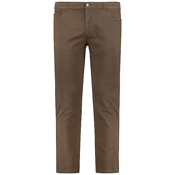 Redpoint Baumwollhose „Milton“ mit Stretch Farbe braun Größe: 40/30 günstig online kaufen