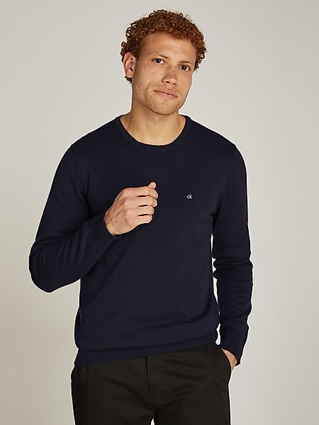 Calvin Klein Rundhalspullover COTTON SILK BLEND günstig online kaufen