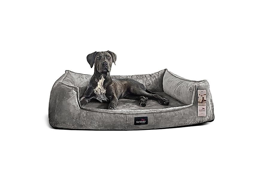 tierlando® Tierbett Orthopädisches Hundebett FRANKLIN Kuscheliger Teddy-Sto günstig online kaufen