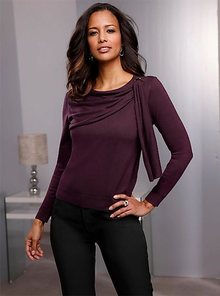 Lady Strickpullover "Feinstrick-Pullover" günstig online kaufen