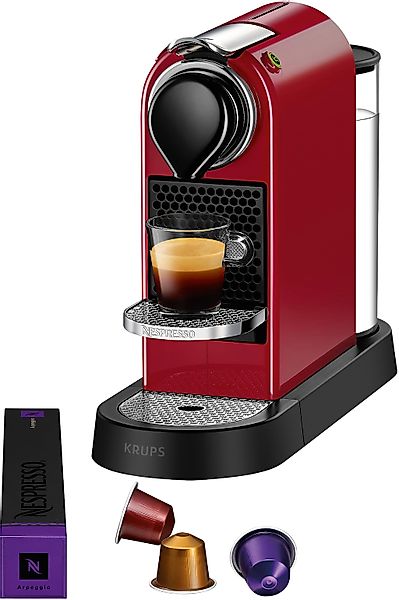 Nespresso Kapselmaschine "XN7415 New CitiZ von Krups" Wassertank: 1 L, inkl günstig online kaufen