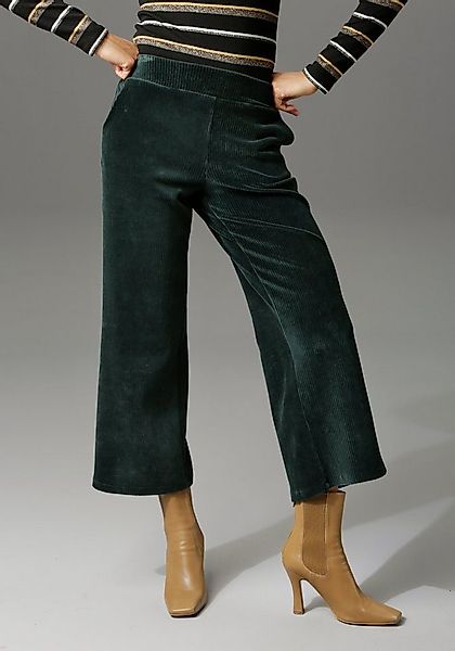 Aniston CASUAL Cordhose in trendiger Culotte-Form günstig online kaufen