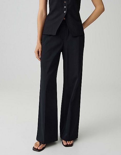 OPUS PANTS Stoffhose Mucia base Mid Rise Wide Vielseitig kombinierbar für l günstig online kaufen