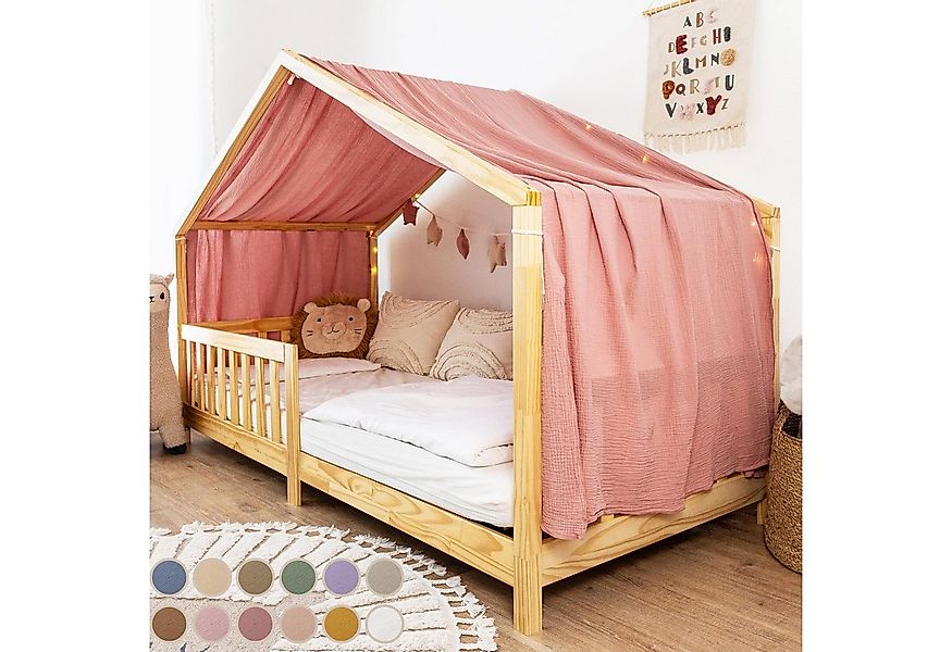 lilimaus Betthimmel Hausbetthimmel aus Musselin - Hausbett Deko für Mädchen günstig online kaufen