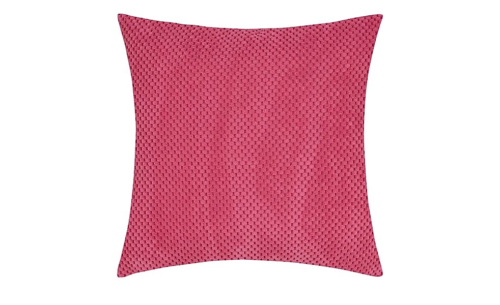 HOME STORY Kissen  Lisa - rosa/pink - 100% Polyester, 250gr. - 40 cm - Scon günstig online kaufen