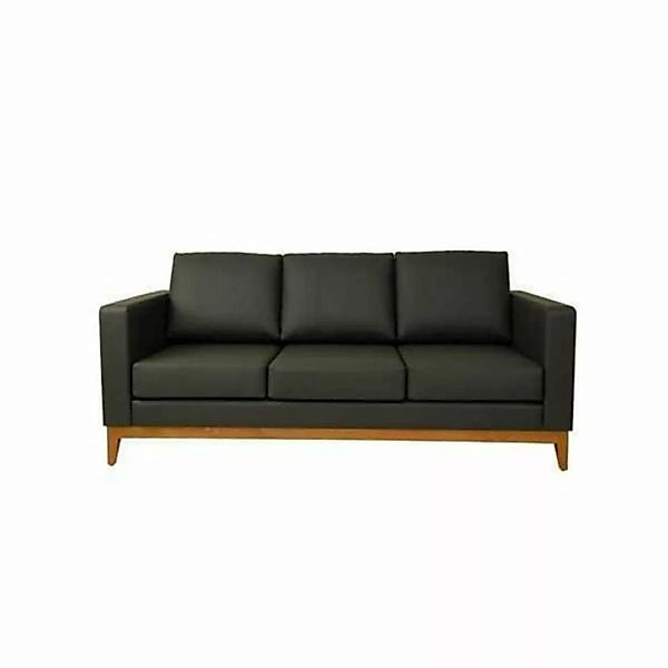 JVmoebel 3-Sitzer Schwarzes Büro Sofa Designer 3-Sitzer Couch Wohnzimmer 3- günstig online kaufen