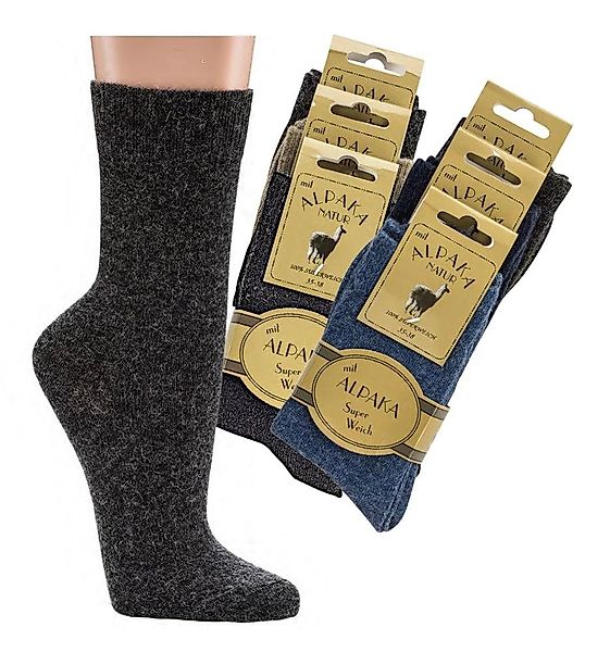 Wowerat Socken Warme Wollsocken mit Alpakawolle günstig online kaufen