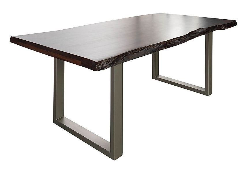 Massivmoebel24 Baumkantentisch FREEFORM (Baumtisch Akazie 180x90x77 günstig online kaufen