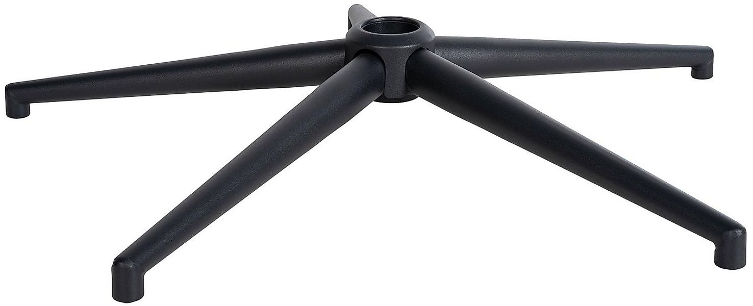 CLP Schreibtischstuhl Fußkreuz Eckig, aus schwarzem Metall günstig online kaufen