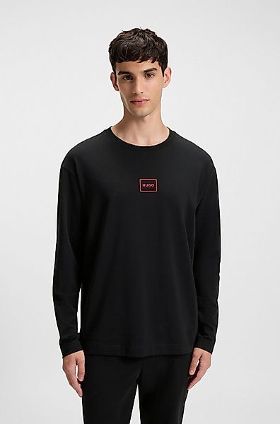 HUGO Langarmshirt T-Shirt Laze Longsleeve mit Rundhalsausschnitt günstig online kaufen