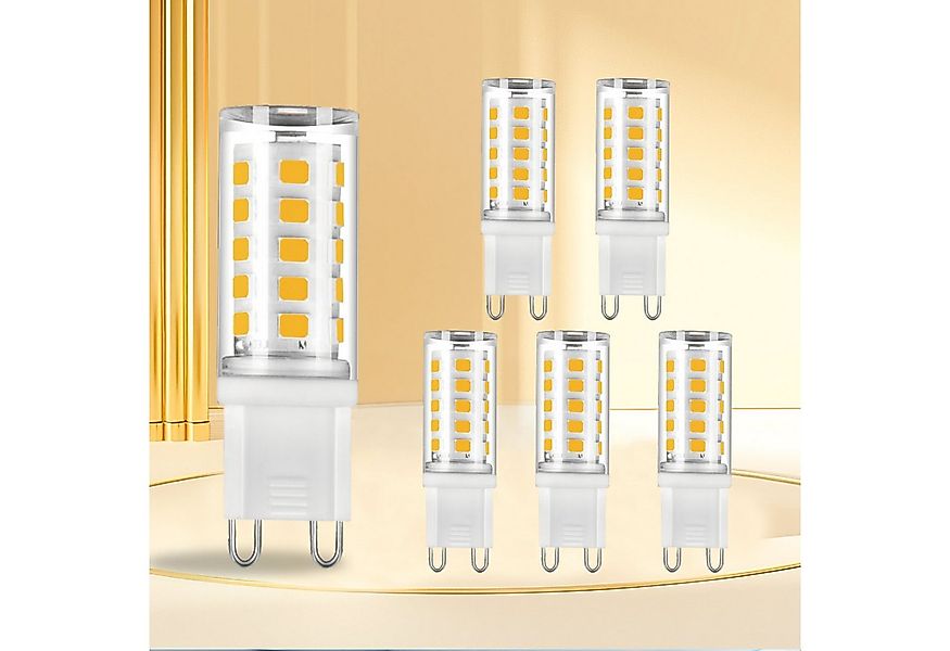 Nettlife LED-Leuchtmittel G9 5/10 Stück 3000K Warmweiß LED Birne, G9, 5 St. günstig online kaufen