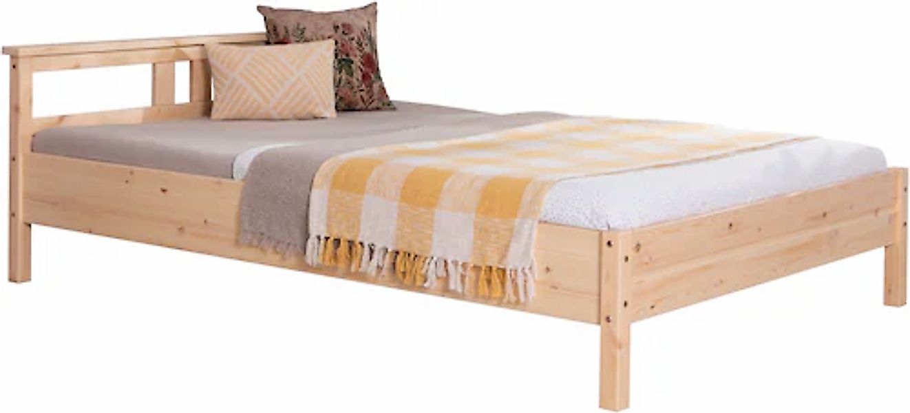 Ticaa Futonbett »Merci«, Einzelbett, aus Kiefer Massivholz, inkl. Rollrost günstig online kaufen