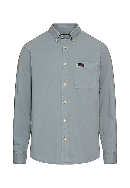 camel active Langarmhemd mit Button-Down Kragen günstig online kaufen