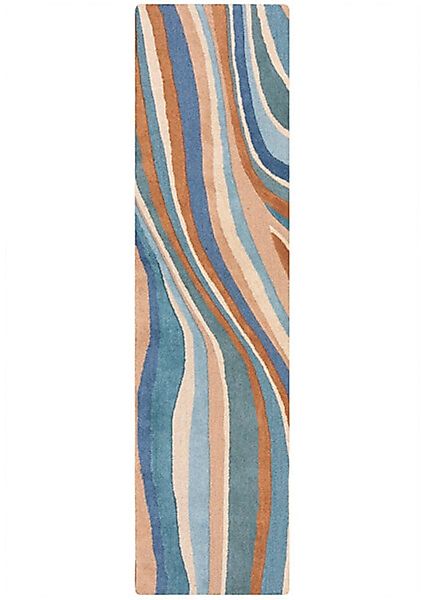 FLAIR RUGS Wollteppich »Abstract Flow«, rechteckig, 10 mm Höhe, Abstract Sw günstig online kaufen