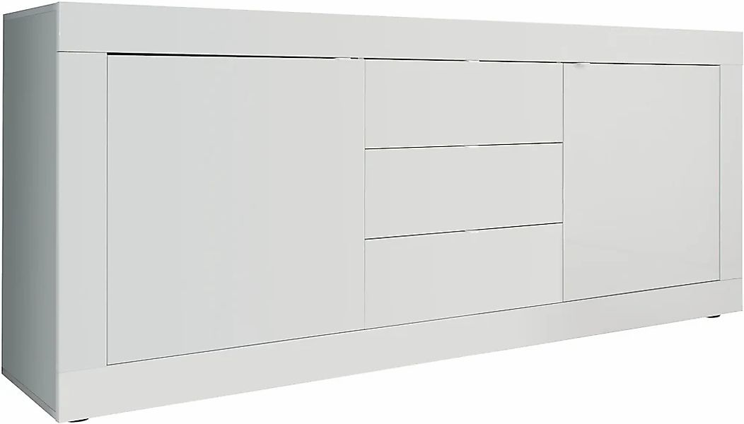 Home affaire Sideboard "Basic Breite 210 cm, Kommode 2 Türen, 3 Schubkästen günstig online kaufen