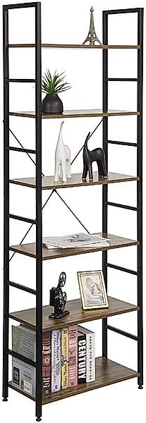 EUGAD Bücherregal, 1-tlg., Standregal, Küchenregal, 6 günstig online kaufen